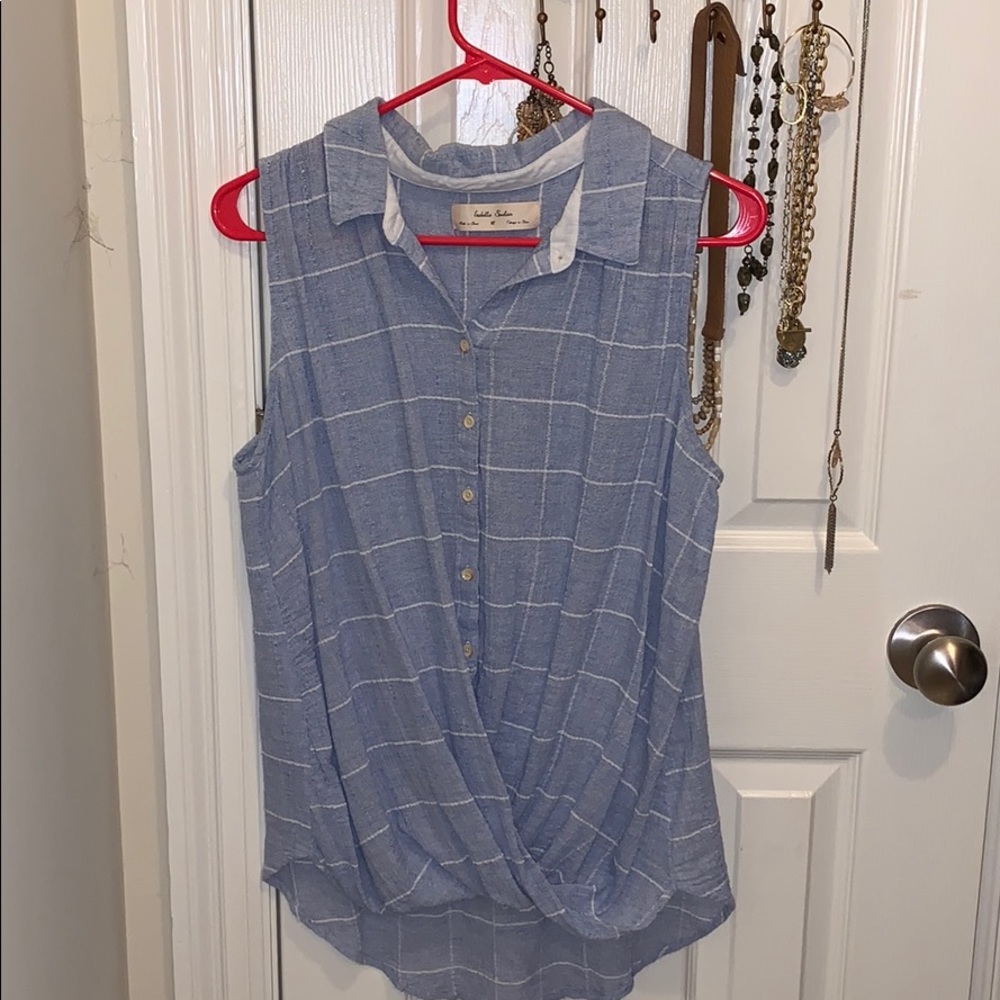 Isabell Sinclair faux wrap top